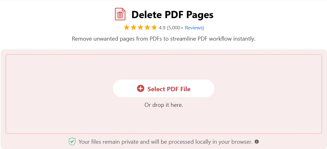 Select PDF File