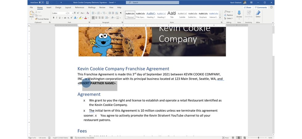 Edit the PDF in MS Word