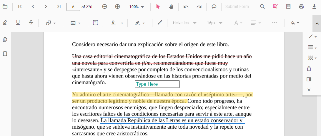 Editar un PDF en línea