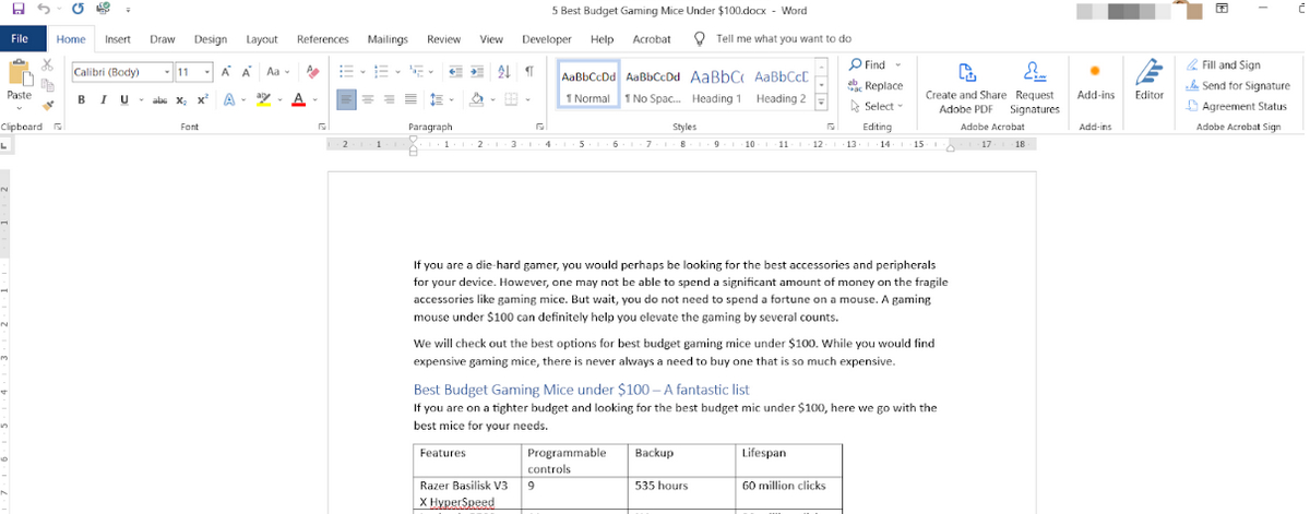 Open PDF in Microsoft Word