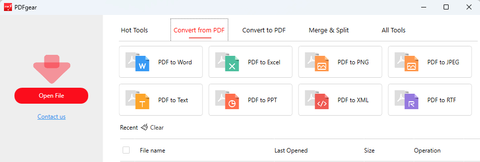 PDF to Excel Converter