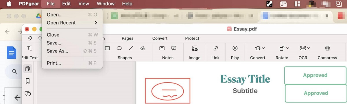 Save the Updated PDF File