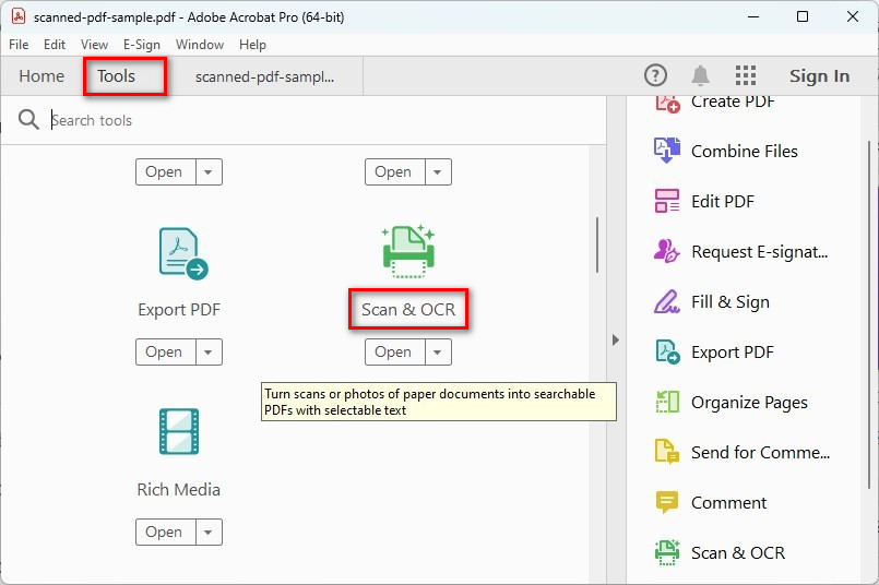 Escanear y OCR en PDF