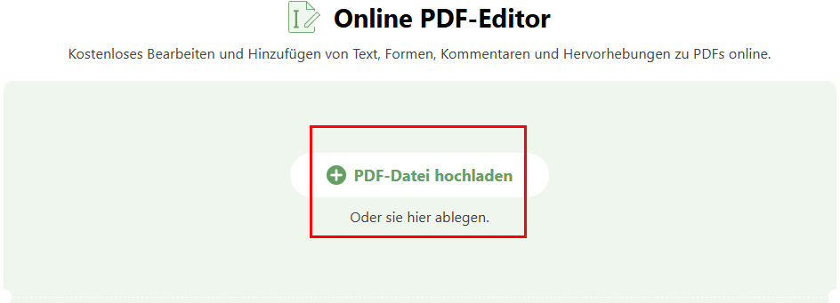 PDFgear Online-Signatur-Tool