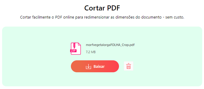 Baixar imagem recortada de PDF