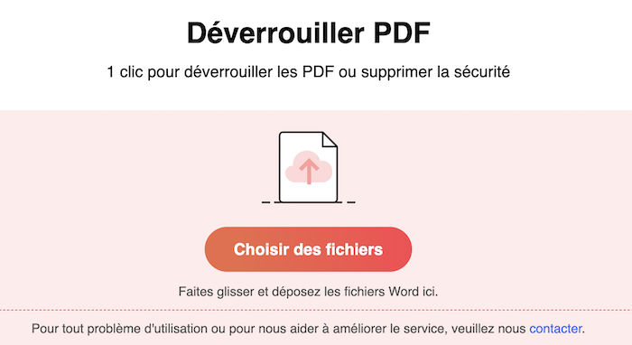 Choisir un PDF protégé