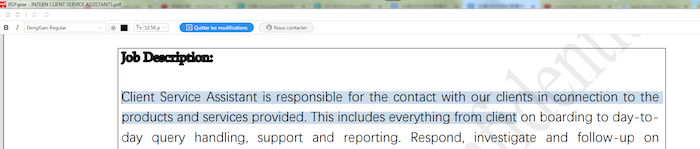 Modifier le PDF protégé avec PDFgear